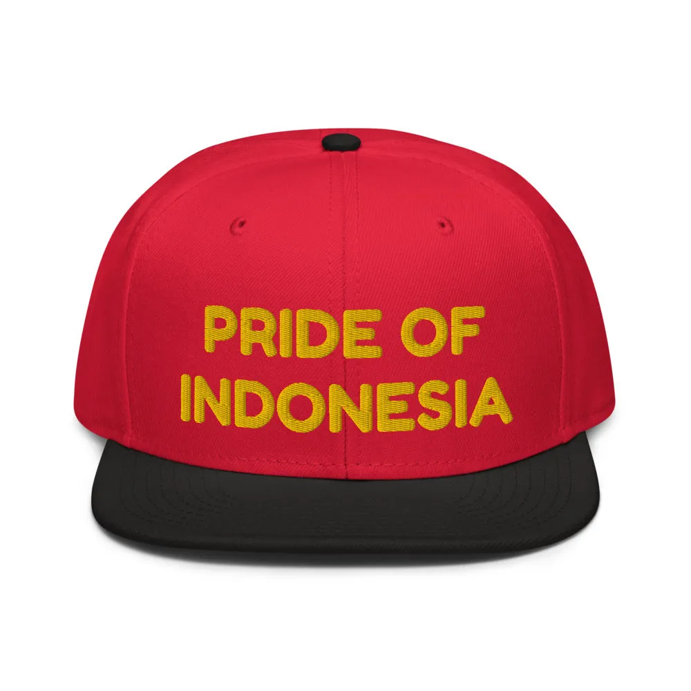 Snapback Hat "1054-0041 Indonesia (Yellow Logo)"