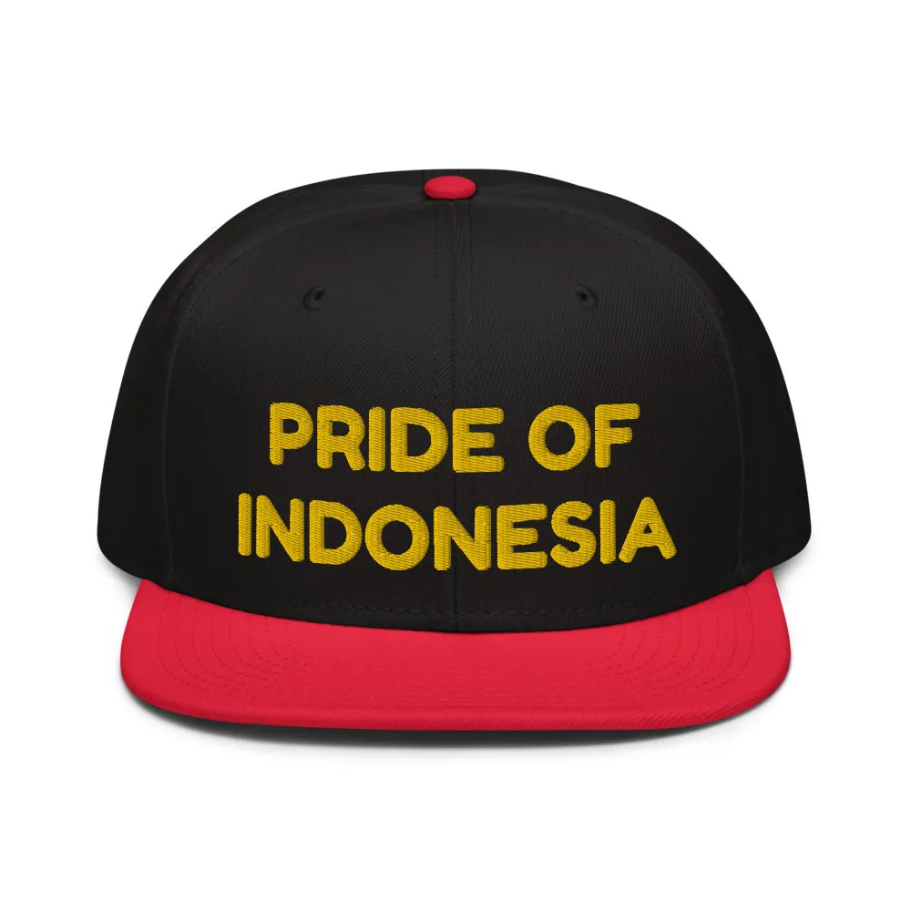 Snapback Hat "1054-0041 Indonesia (Yellow Logo)"