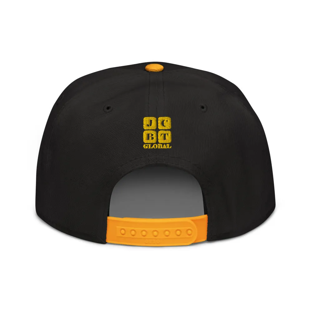 Snapback Hat "1054-0041 Indonesia (Yellow Logo)"