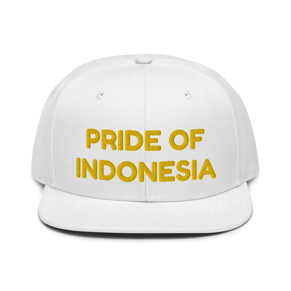 Snapback Hat "1054-0041 Indonesia (Yellow Logo)"