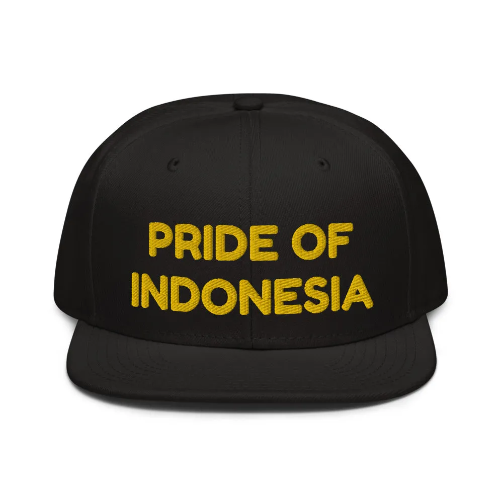 Snapback Hat "1054-0041 Indonesia (Yellow Logo)"