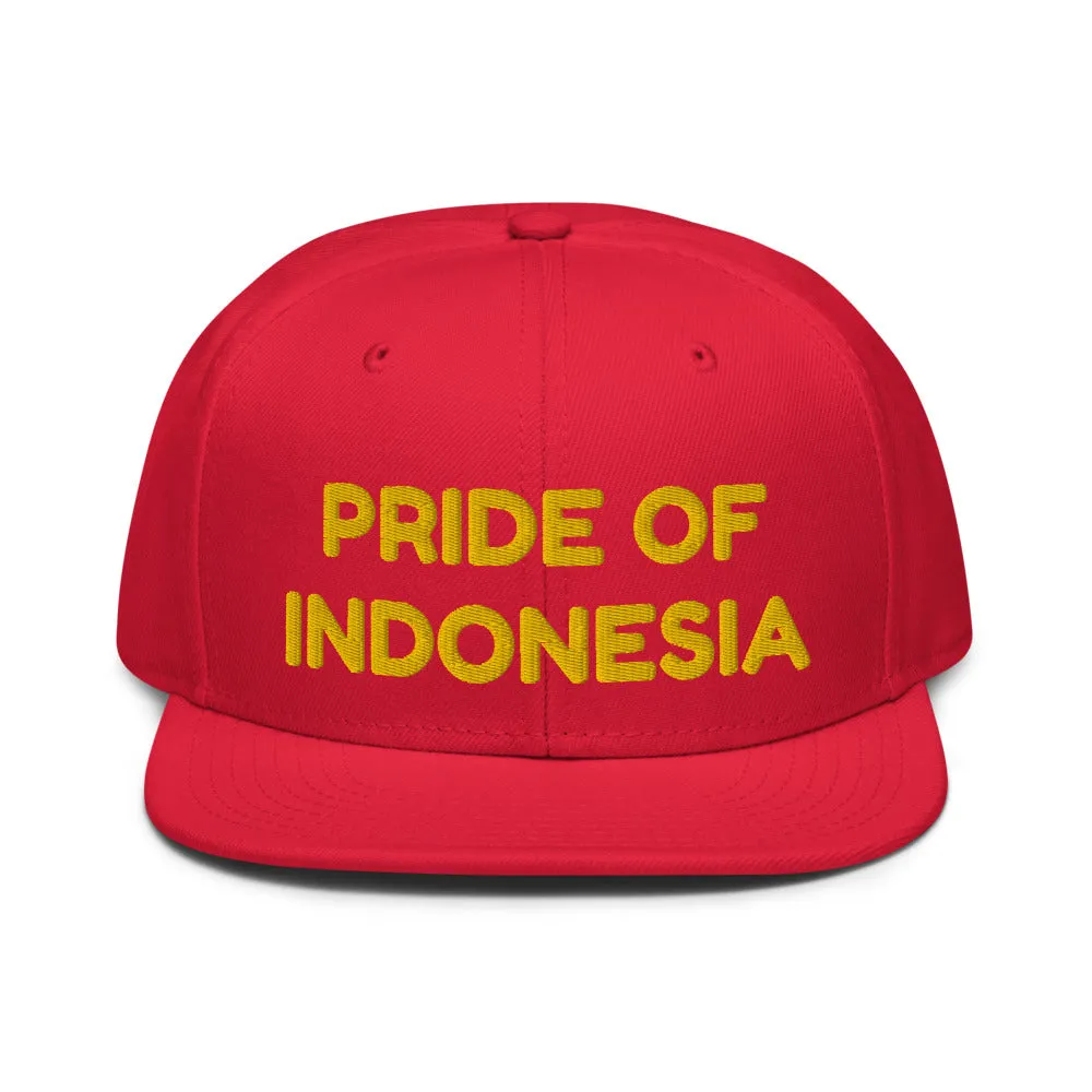 Snapback Hat "1054-0041 Indonesia (Yellow Logo)"