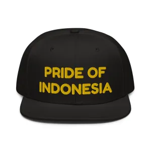 Snapback Hat "1054-0041 Indonesia (Yellow Logo)"