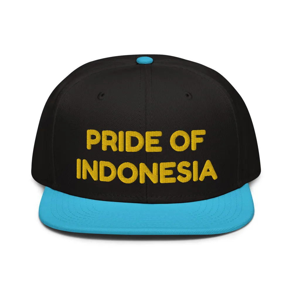 Snapback Hat "1054-0041 Indonesia (Yellow Logo)"