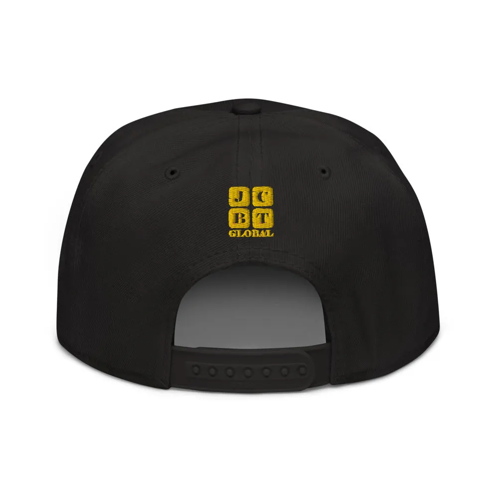 Snapback Hat "1054-0041 Indonesia (Yellow Logo)"