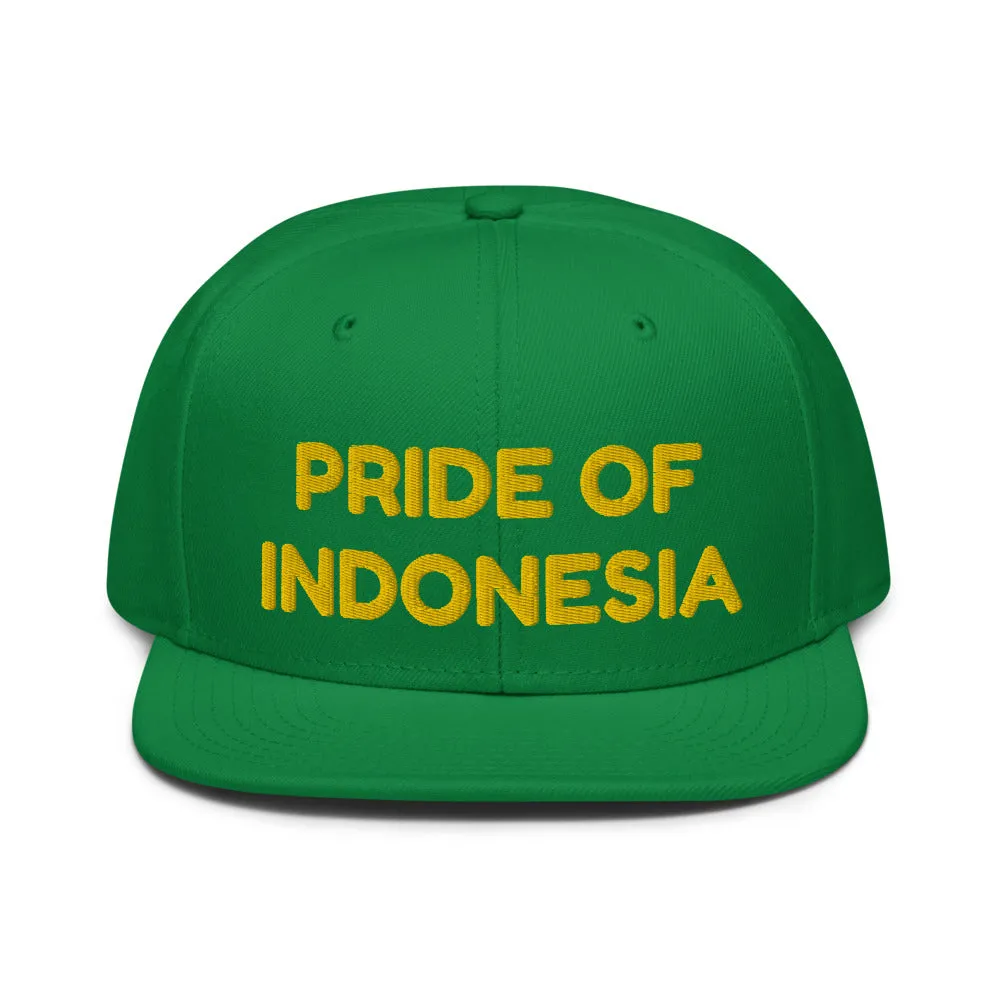 Snapback Hat "1054-0041 Indonesia (Yellow Logo)"
