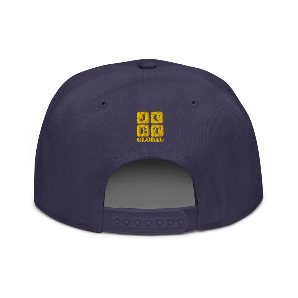 Snapback Hat "1054-0041 Indonesia (Yellow Logo)"