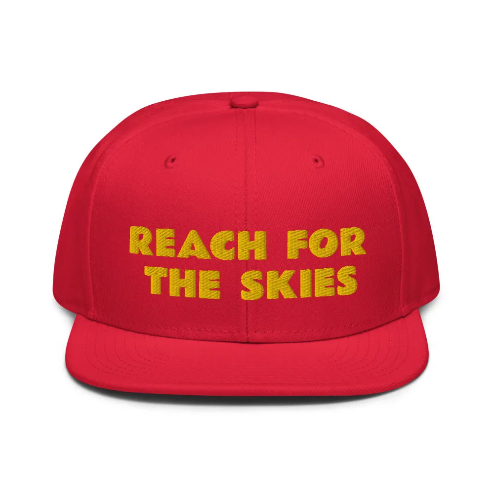 Snapback Hat "2052-0131 Reach For The Skies (Yellow Logo)"