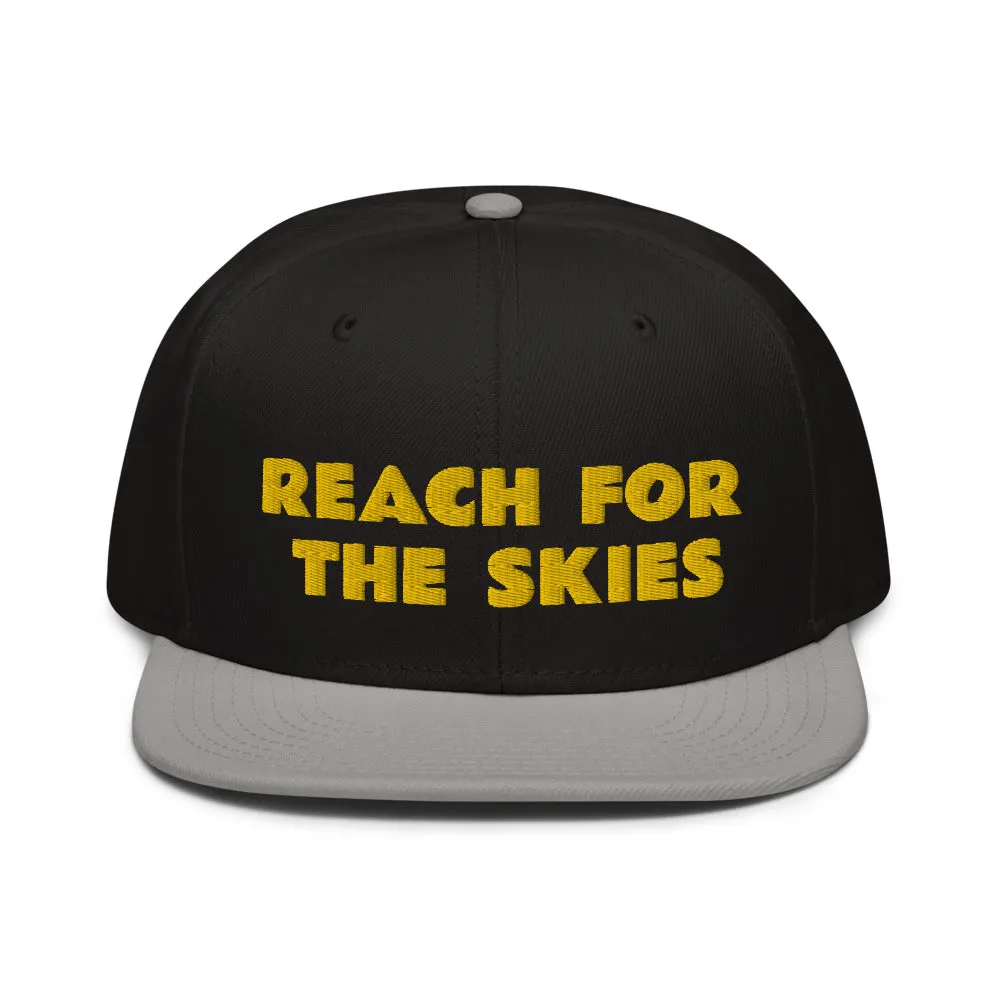 Snapback Hat "2052-0131 Reach For The Skies (Yellow Logo)"