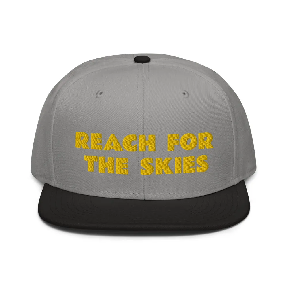 Snapback Hat "2052-0131 Reach For The Skies (Yellow Logo)"