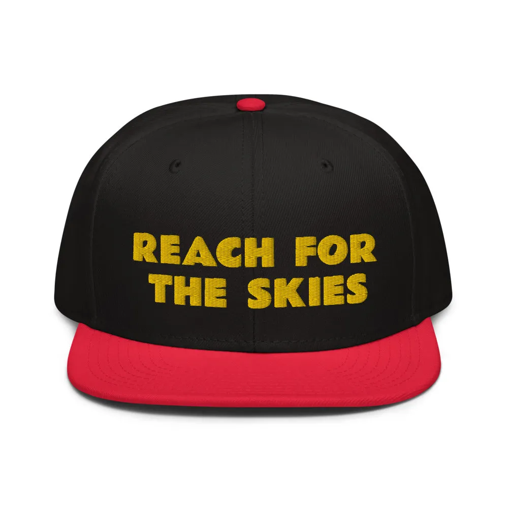 Snapback Hat "2052-0131 Reach For The Skies (Yellow Logo)"