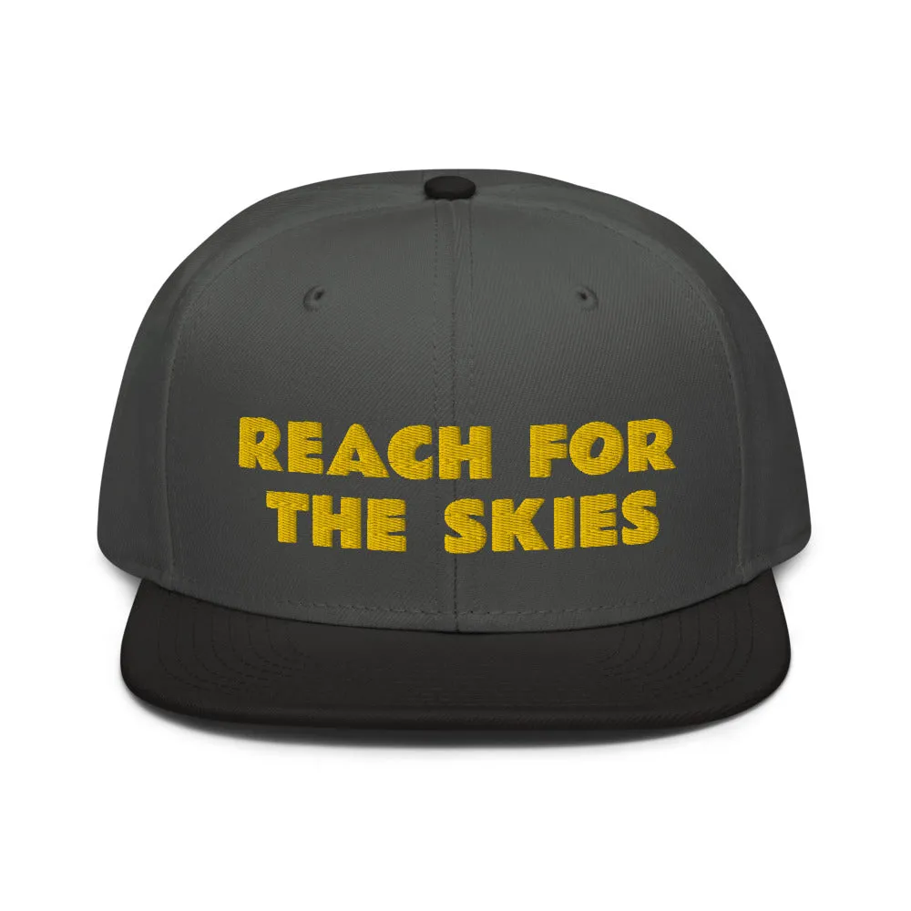 Snapback Hat "2052-0131 Reach For The Skies (Yellow Logo)"