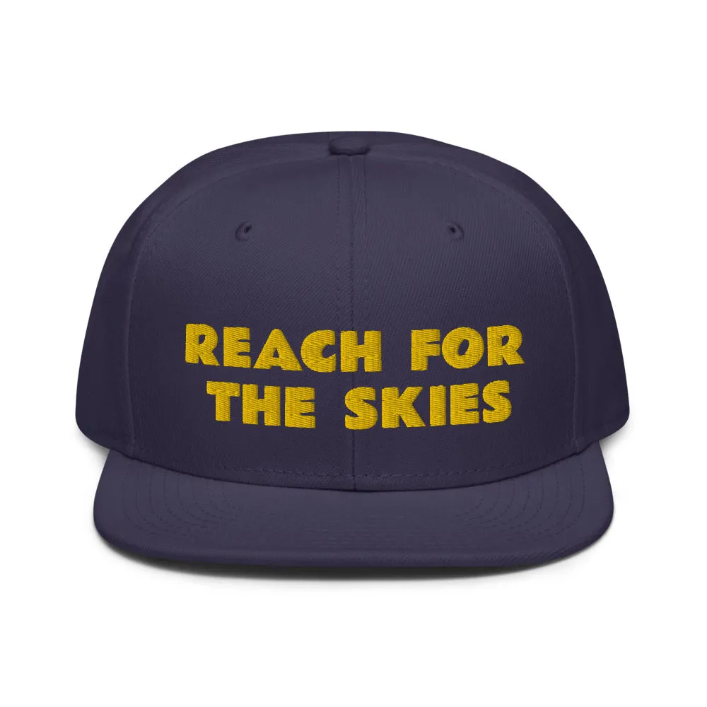 Snapback Hat "2052-0131 Reach For The Skies (Yellow Logo)"