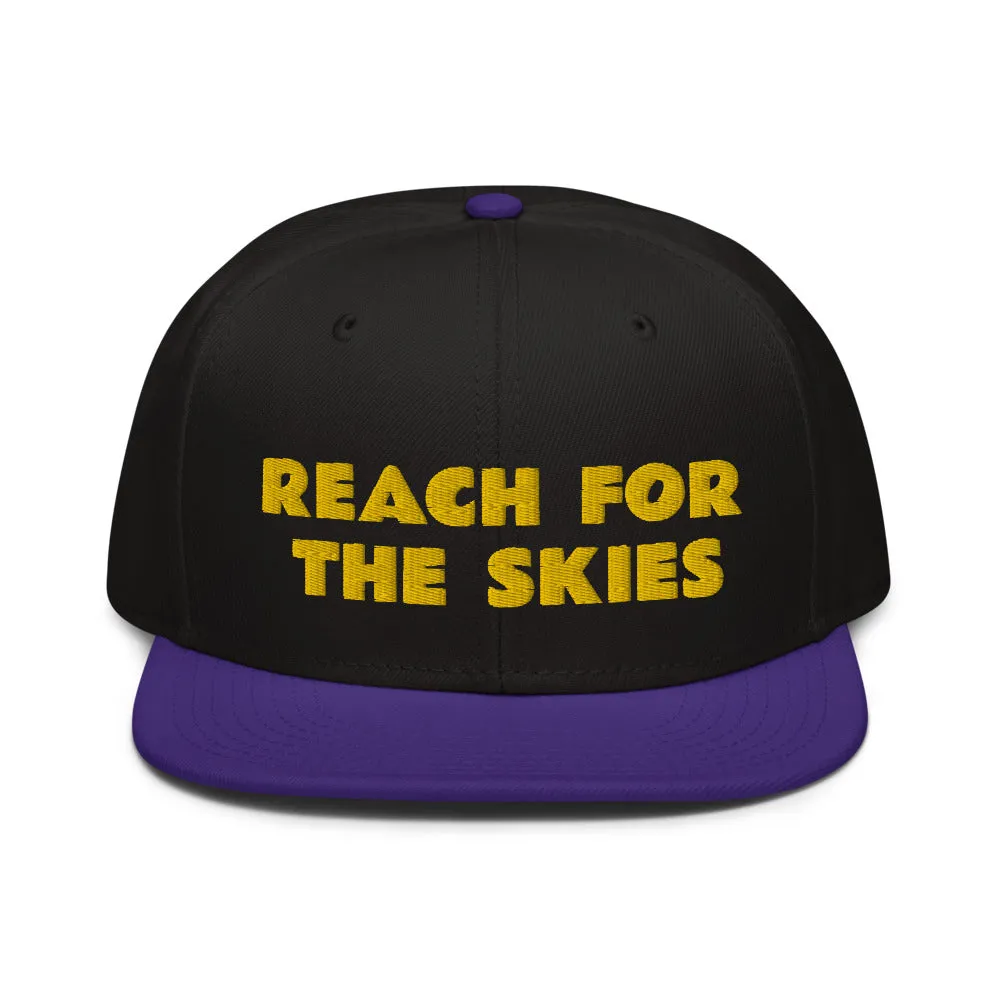 Snapback Hat "2052-0131 Reach For The Skies (Yellow Logo)"