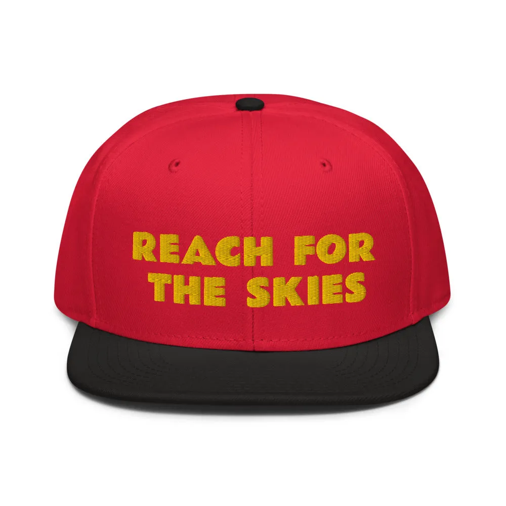 Snapback Hat "2052-0131 Reach For The Skies (Yellow Logo)"