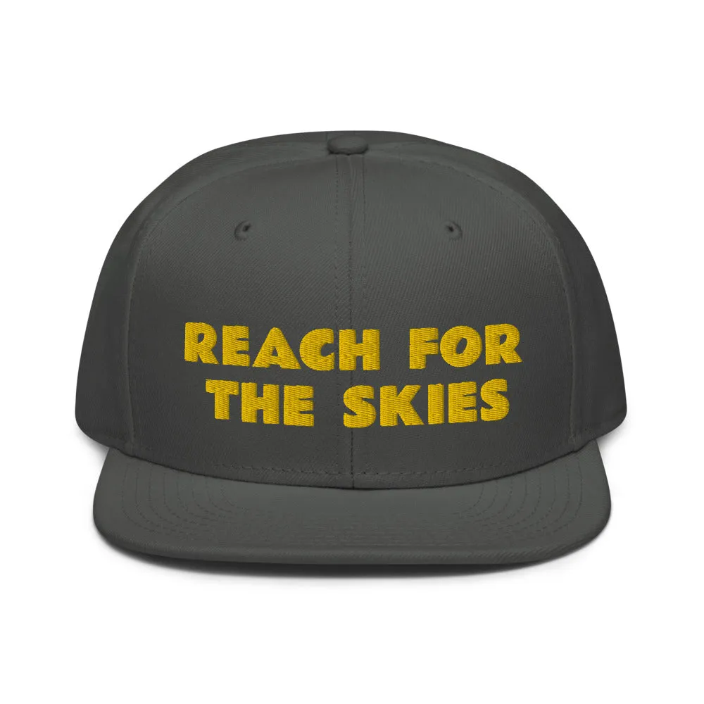 Snapback Hat "2052-0131 Reach For The Skies (Yellow Logo)"