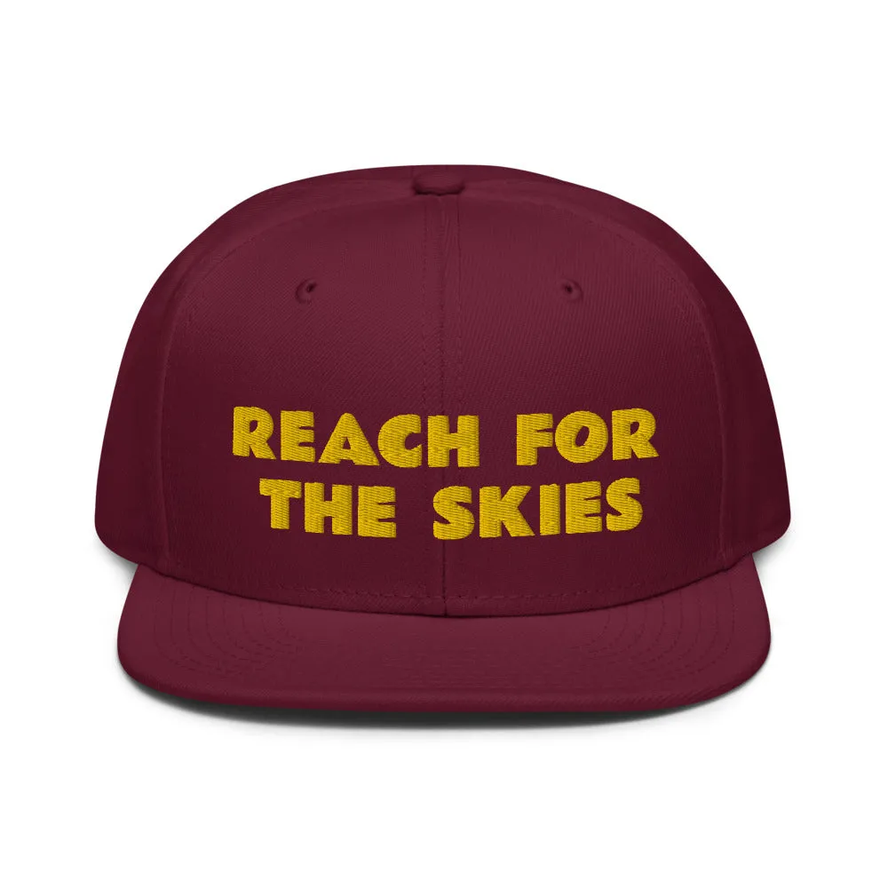 Snapback Hat "2052-0131 Reach For The Skies (Yellow Logo)"