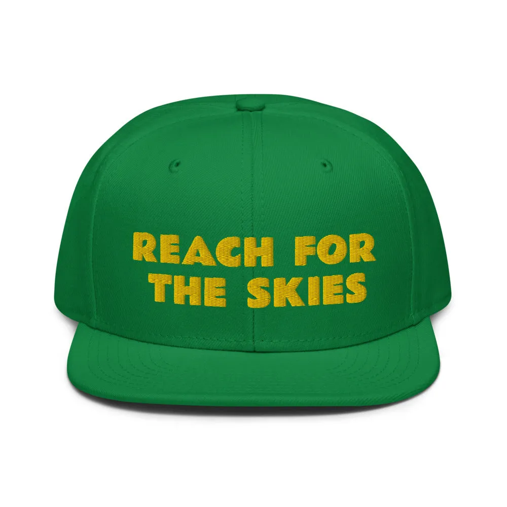 Snapback Hat "2052-0131 Reach For The Skies (Yellow Logo)"