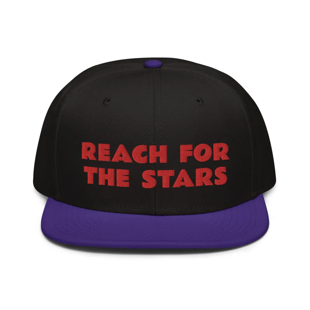 Snapback Hat "2052-0141 Reach For The Stars (Red Logo)"