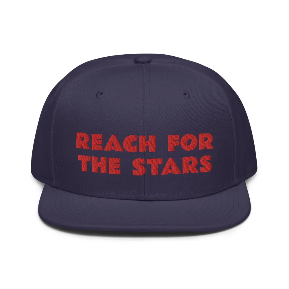 Snapback Hat "2052-0141 Reach For The Stars (Red Logo)"