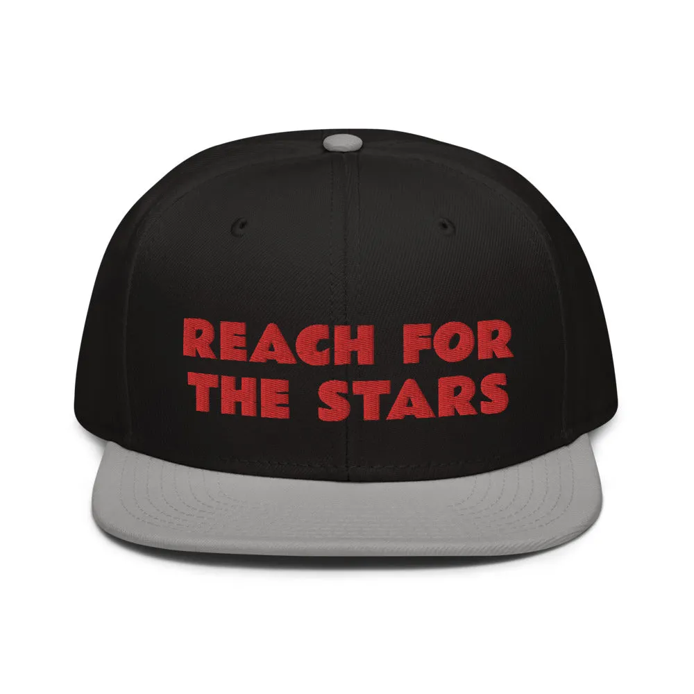 Snapback Hat "2052-0141 Reach For The Stars (Red Logo)"