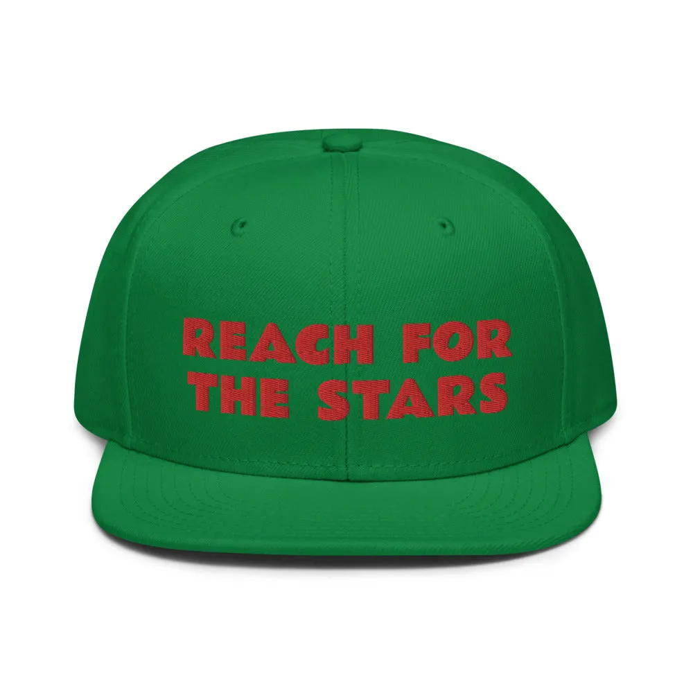 Snapback Hat "2052-0141 Reach For The Stars (Red Logo)"