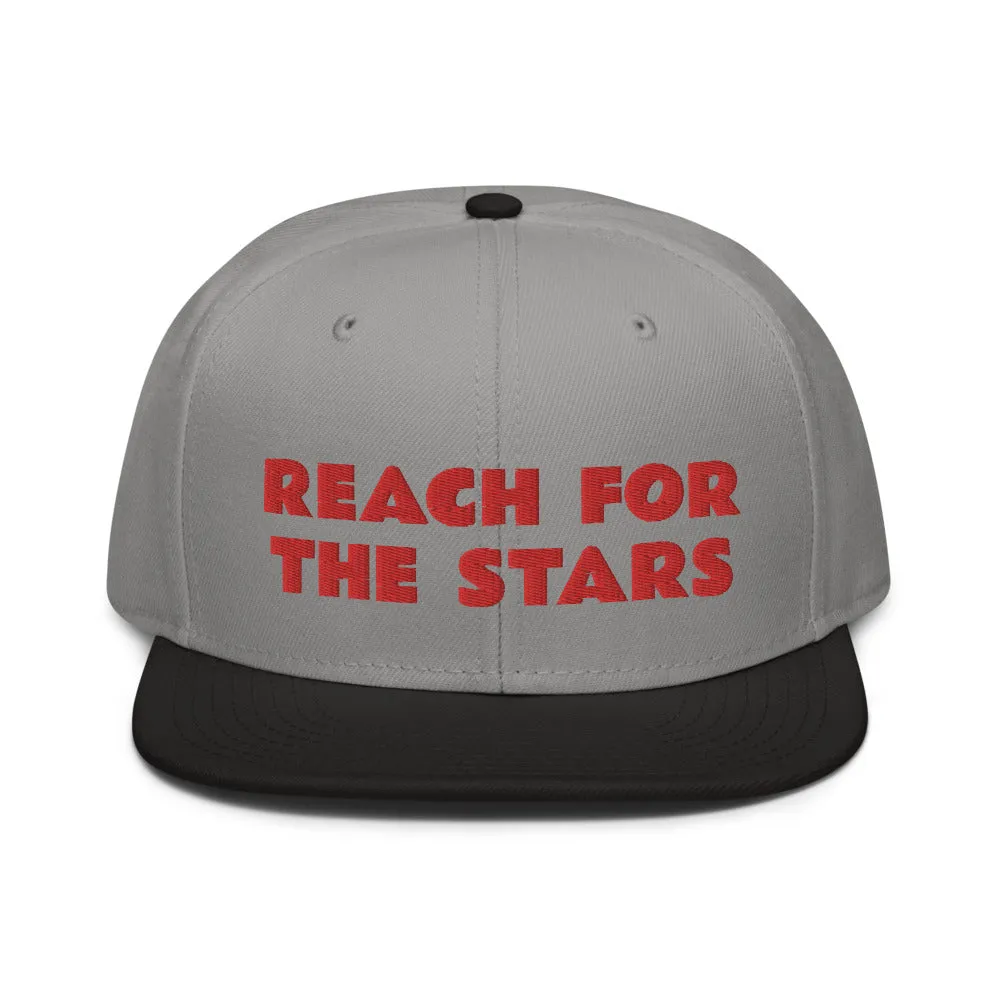 Snapback Hat "2052-0141 Reach For The Stars (Red Logo)"