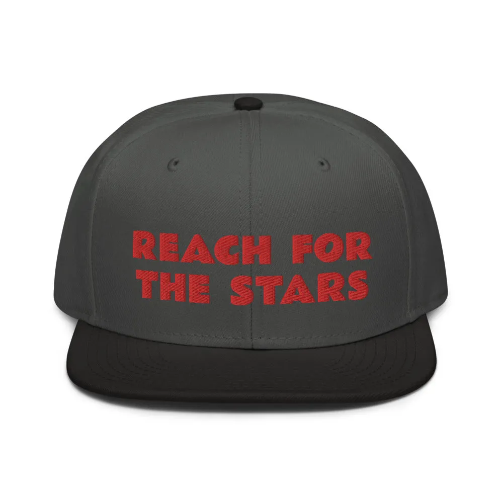 Snapback Hat "2052-0141 Reach For The Stars (Red Logo)"