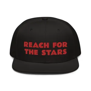 Snapback Hat "2052-0141 Reach For The Stars (Red Logo)"