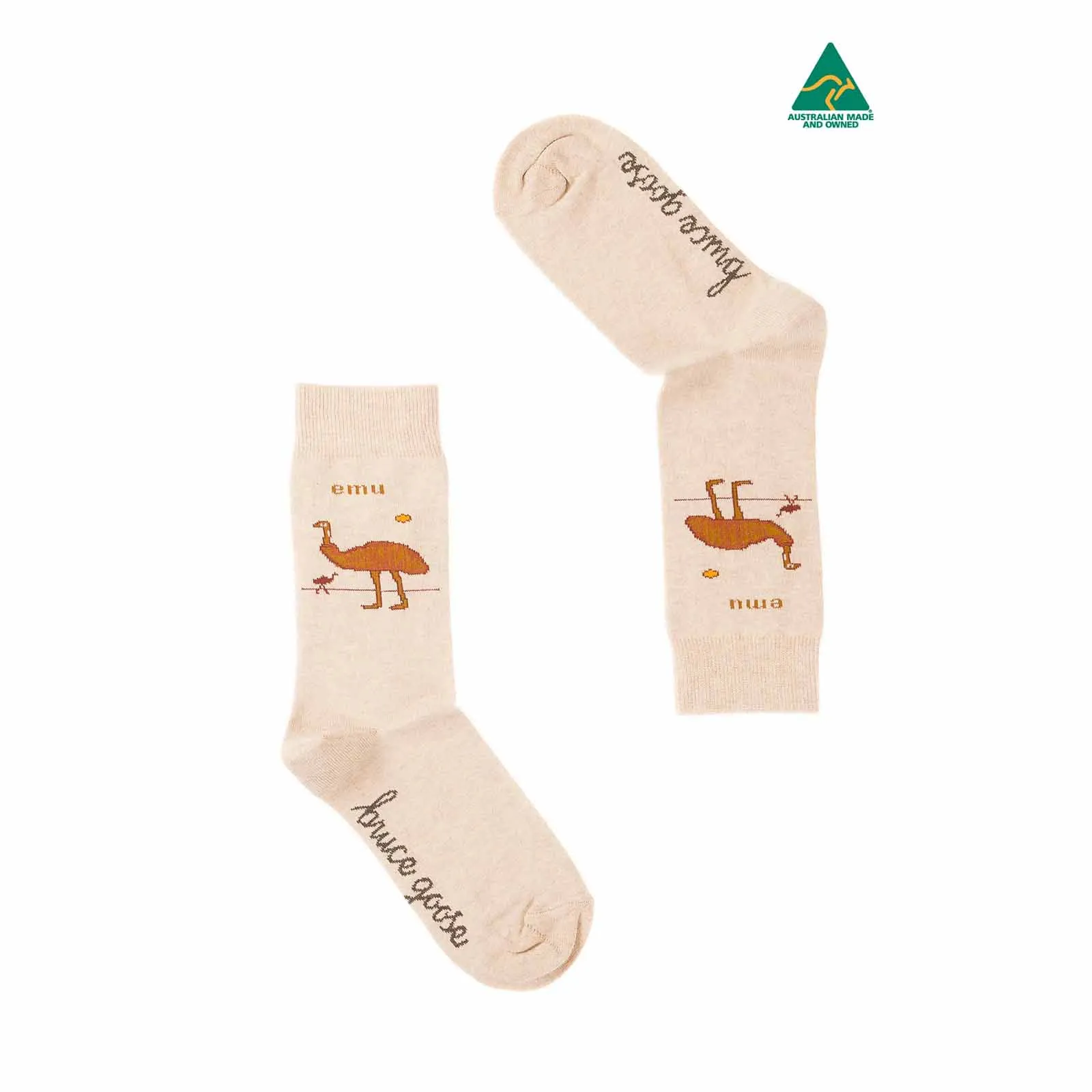 Socks Emu Oat