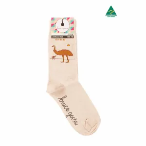 Socks Emu Oat