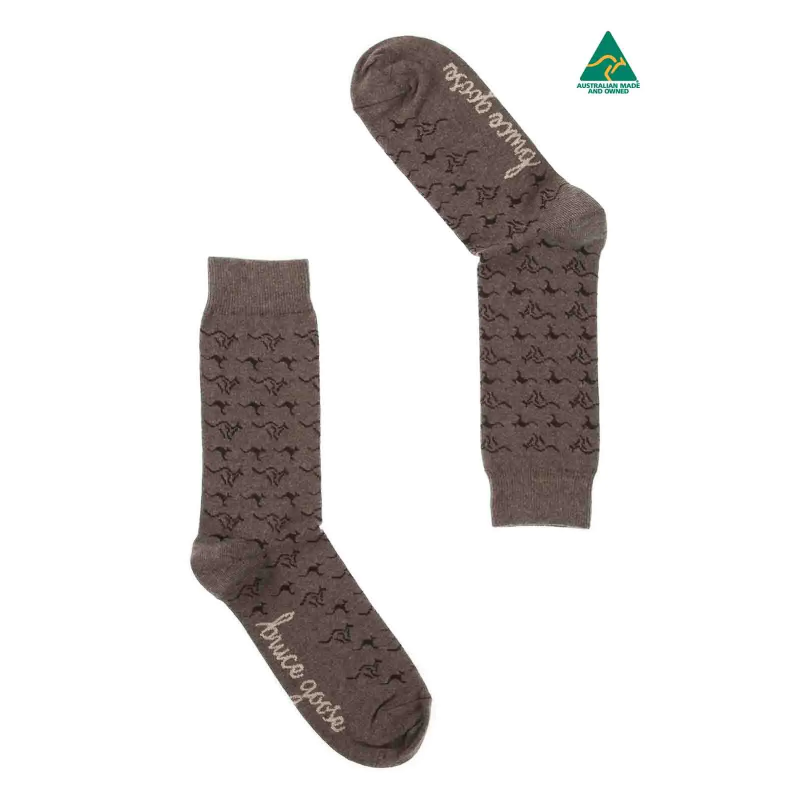 Socks Kangaroo Band Charcoal Marl