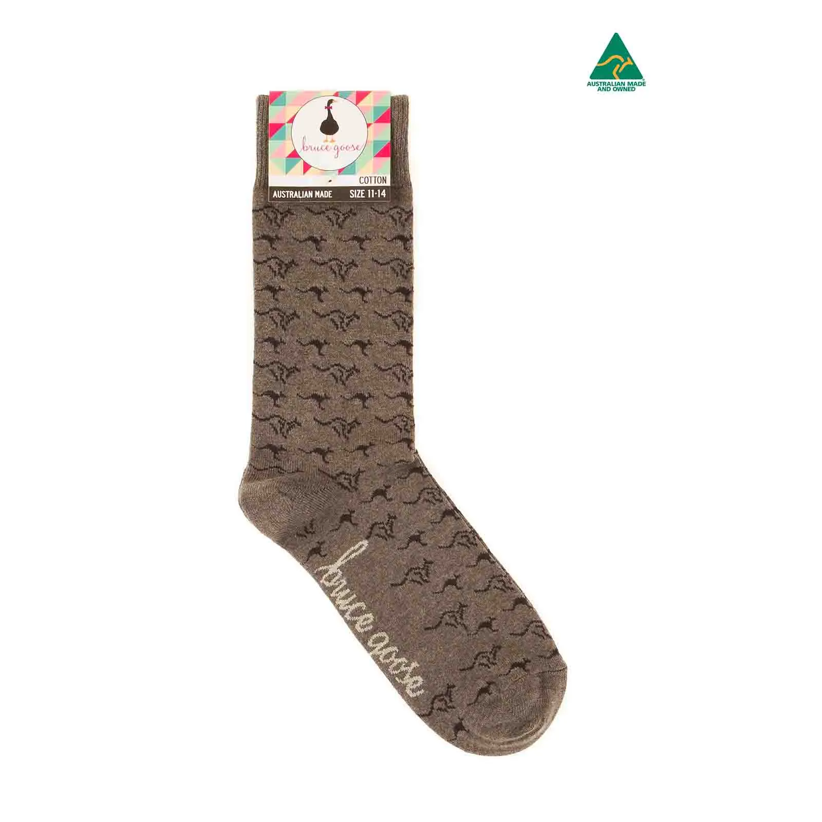 Socks Kangaroo Band Charcoal Marl