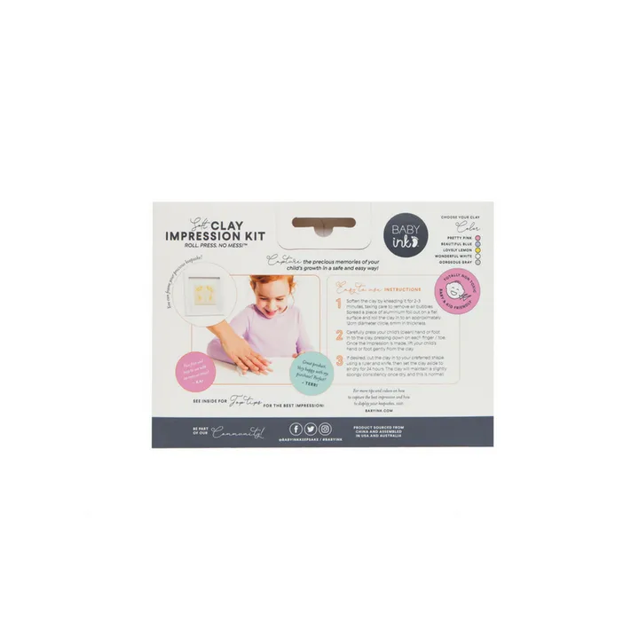 Soft Clay Impression Kit - White