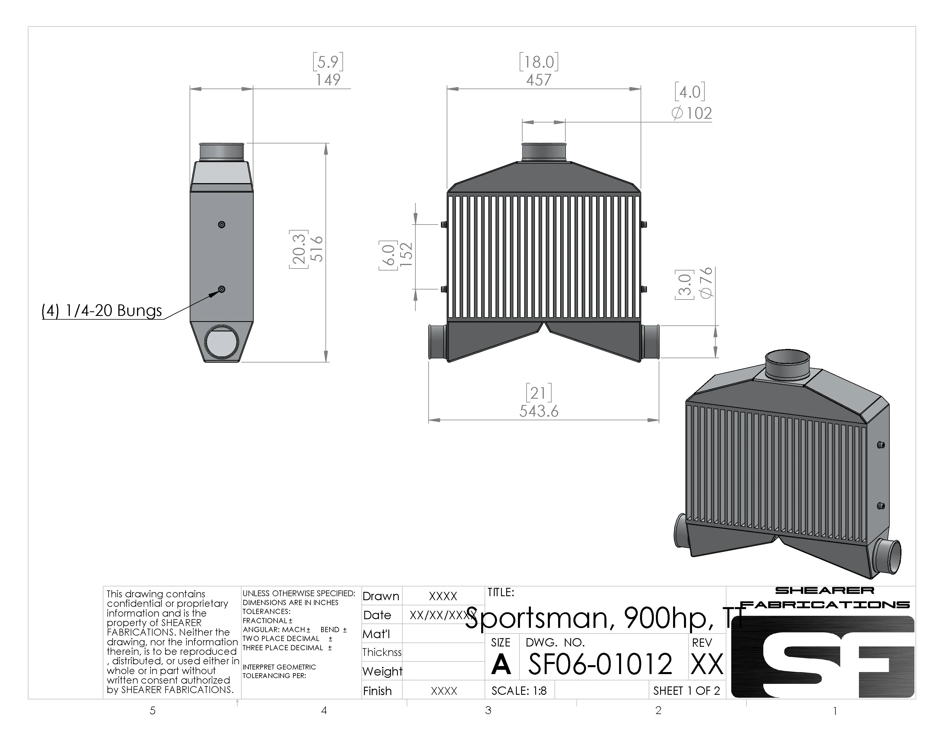 Sportsman Air/Air, 900hp. Twin Turbo