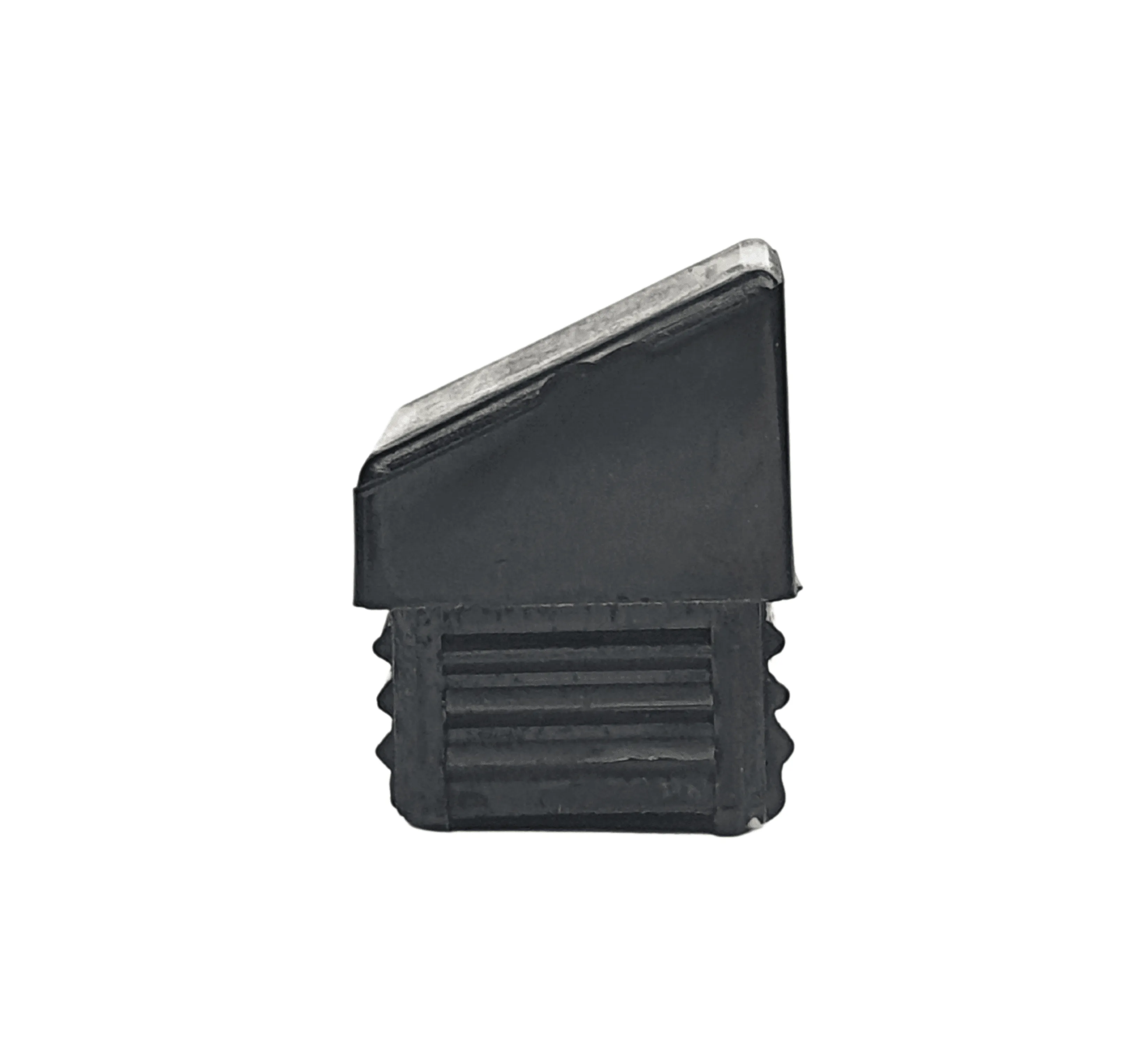 Square Angled Internal black nylon Chair Tips