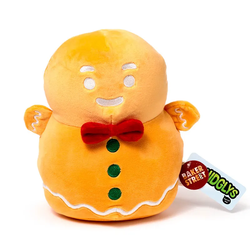 Squidglys Plush Toy - Baker Street Christmas Gingerbread Man