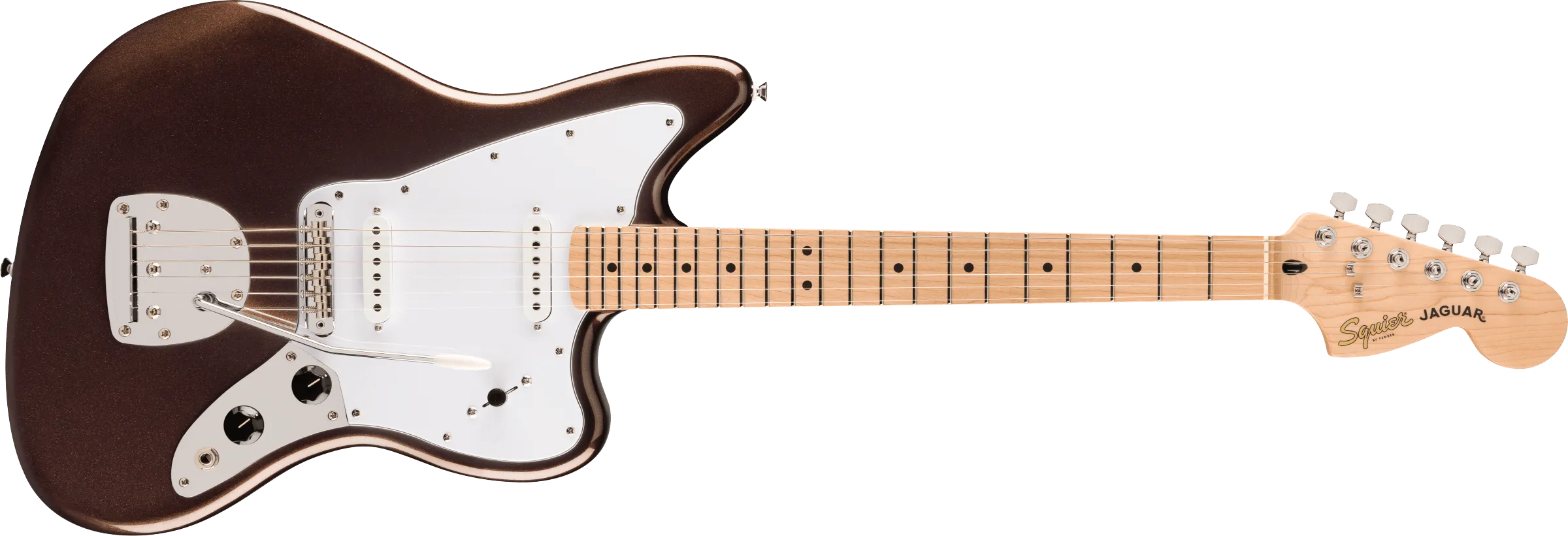 Squier Affinity Jaguar Mystic Metallic Brown
