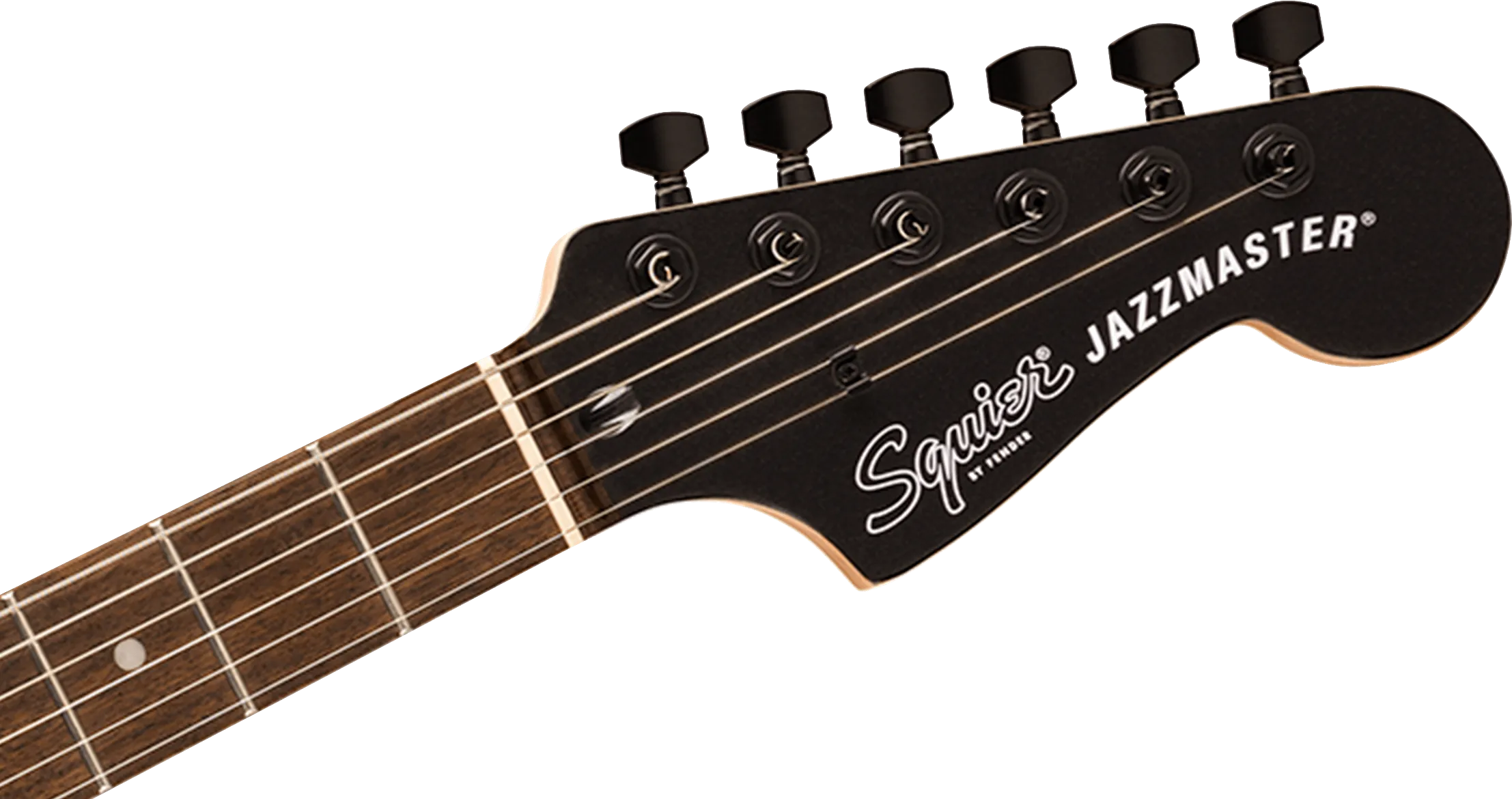 Squier  FSR Affinity Series Jazzmaster Black Hardware, Matching Headstock, Metallic Black