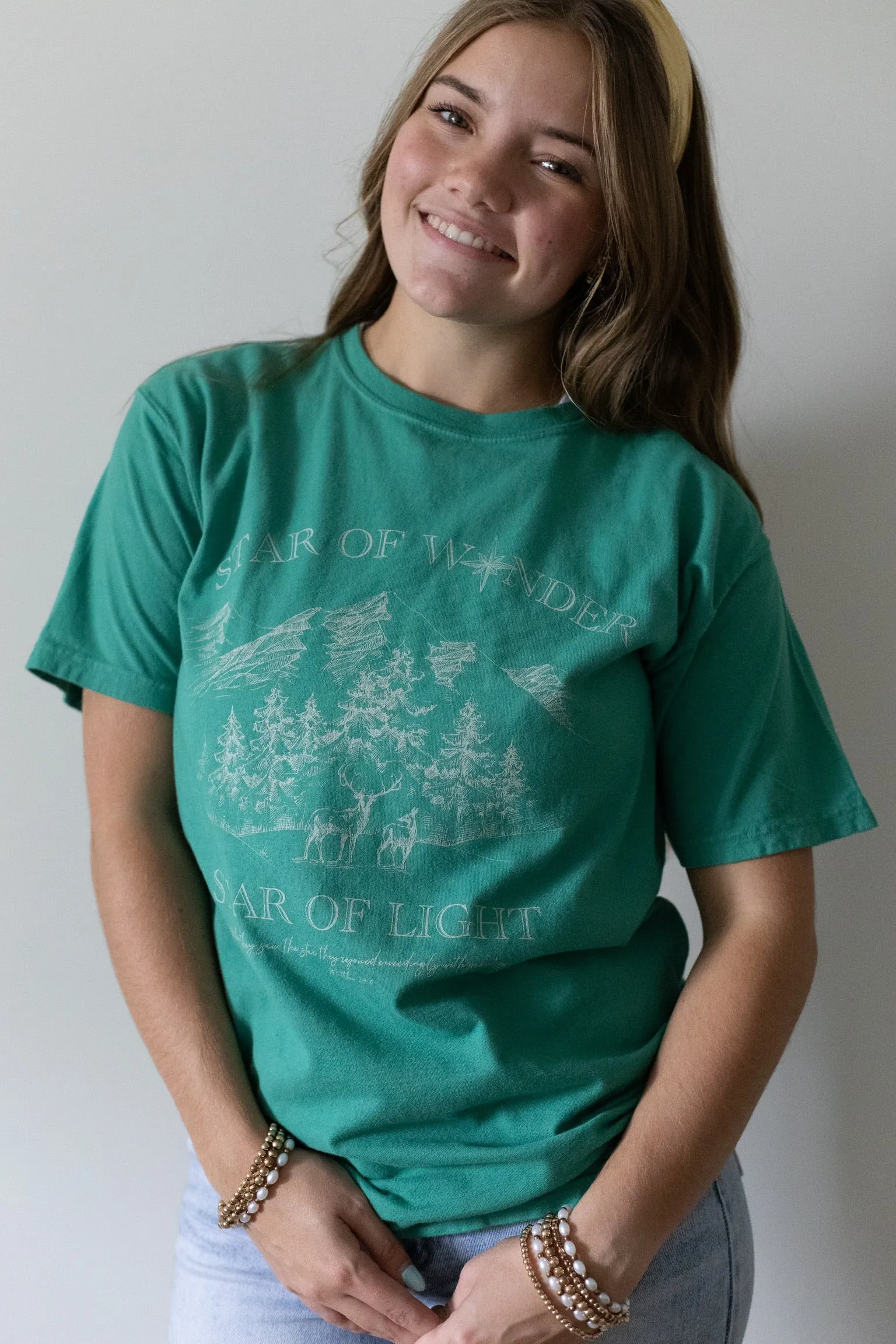 Star of Wonder Tee in Rich Green Grass