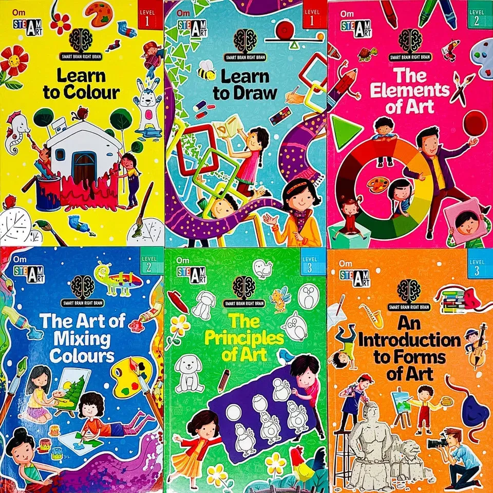 Steam  My First Arts Library Set of 6 Books Collection by Swayam Ganguly