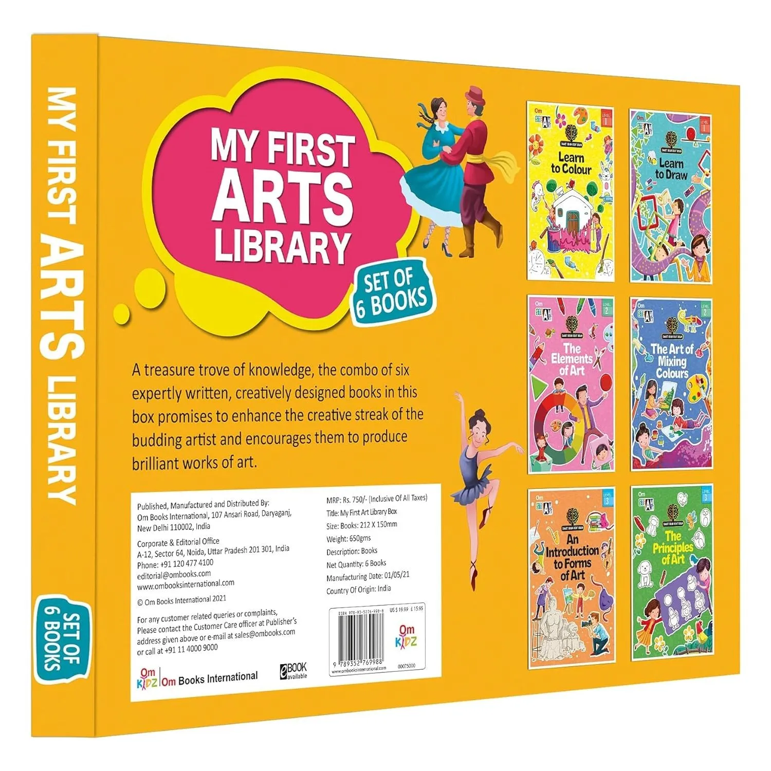 Steam  My First Arts Library Set of 6 Books Collection by Swayam Ganguly