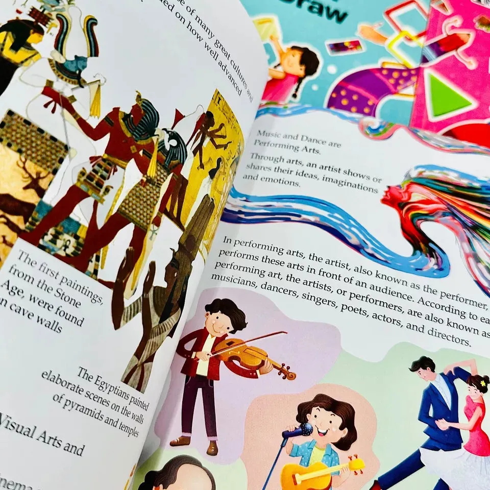 Steam  My First Arts Library Set of 6 Books Collection by Swayam Ganguly