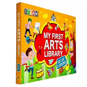 Steam  My First Arts Library Set of 6 Books Collection by Swayam Ganguly