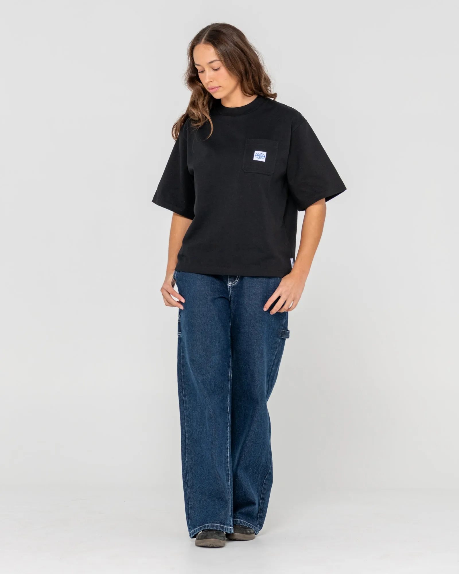 Steezey Cropped Boxy Tee