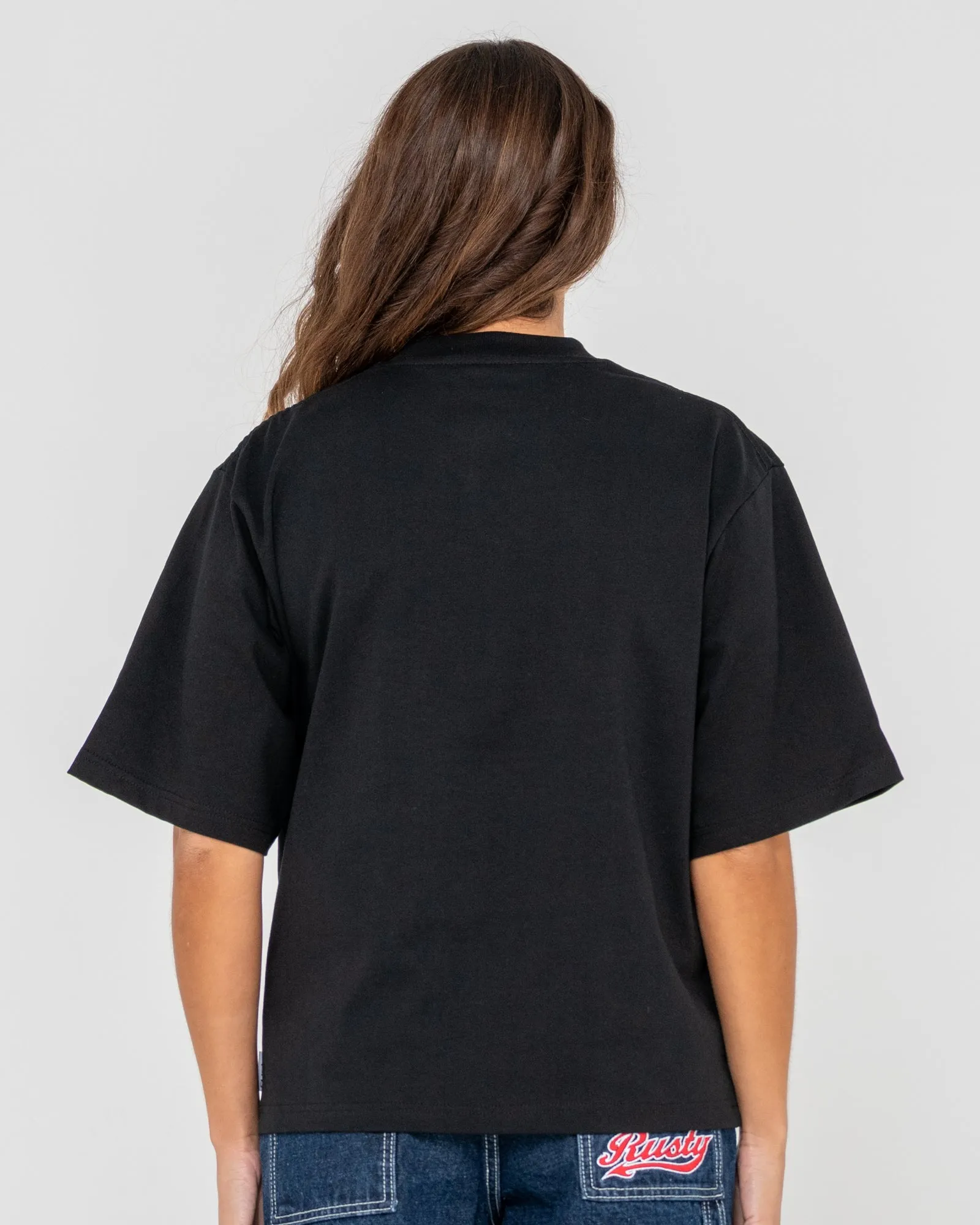 Steezey Cropped Boxy Tee
