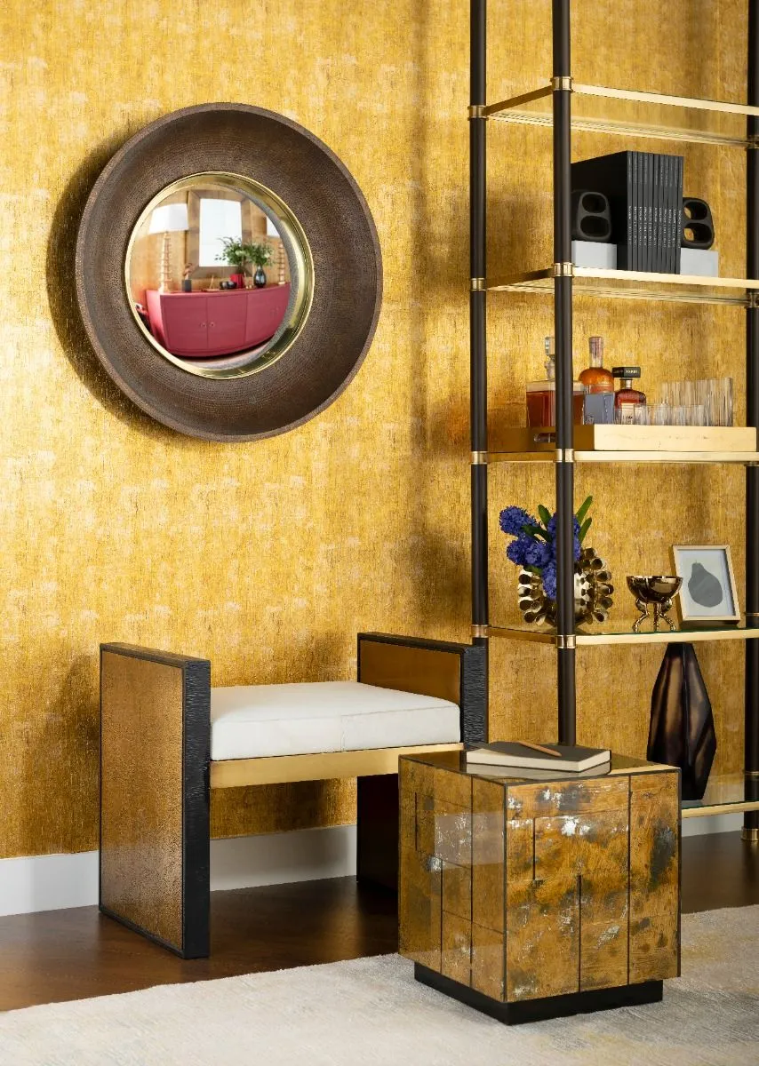 Stella Mirror / Antique Brass