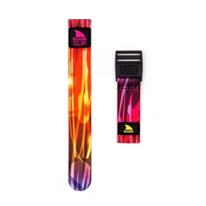 STRAP KIT - CLIP - FIRE RED/YELLOW