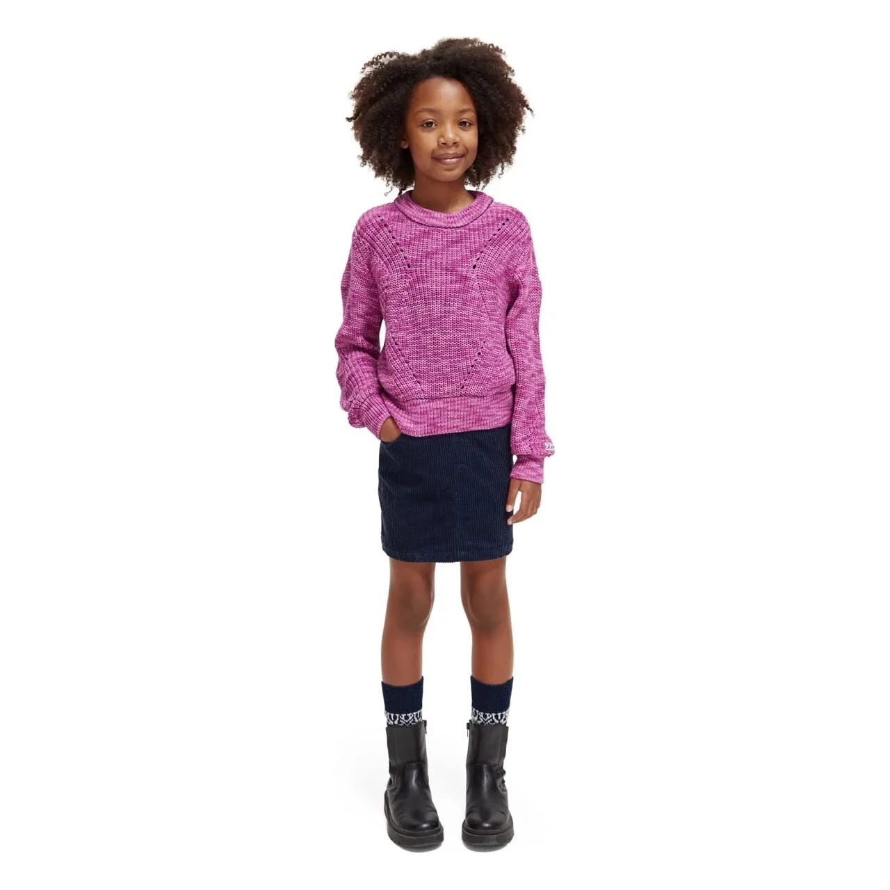 Structured Pullover - Vinyl Violet