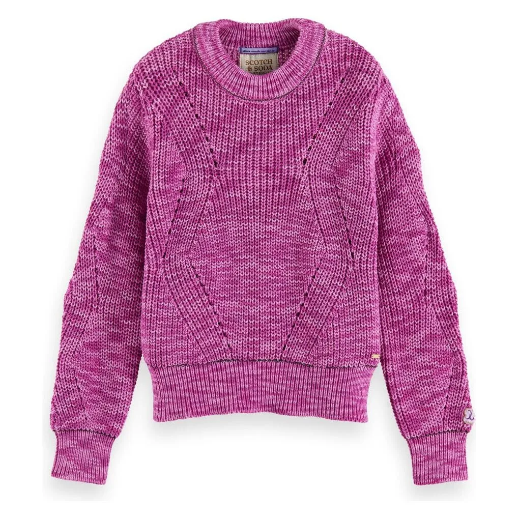Structured Pullover - Vinyl Violet